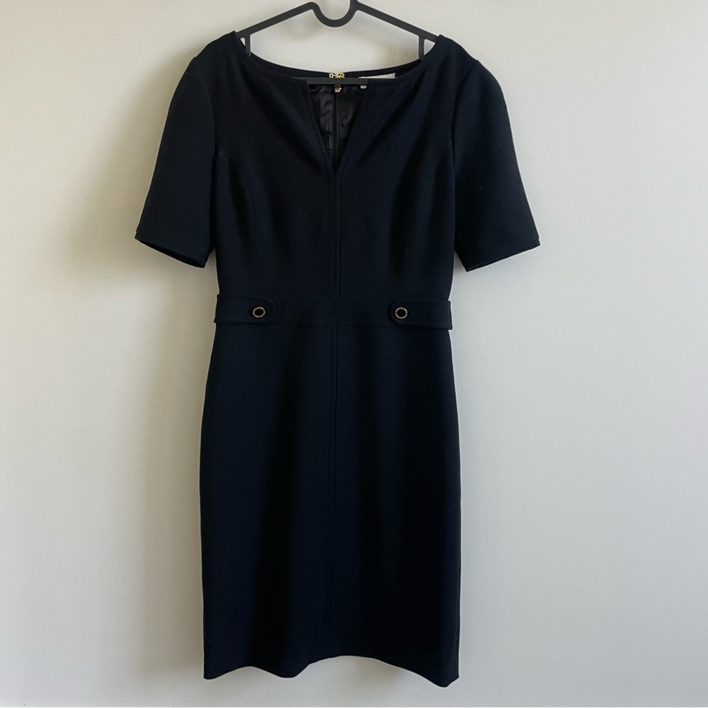 Tory Burch black shortsleeve dress
